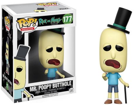 Фигурка Funko POP Animation Rick & Morty: Mr. Poopy Butthole (9,5 см)