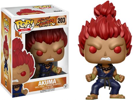 Фигурка Funko POP Games Street Fighter: Akuma (Exc) (9,5 см)