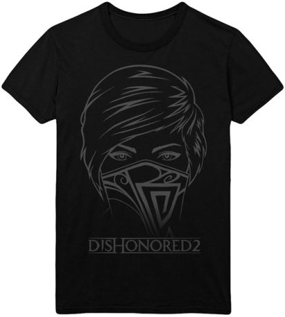 Футболка Dishonored 2: Emily (черная) (XL)