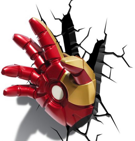 3D-Светильник Classic Iron Man Hand