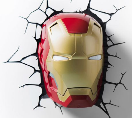 3D-Светильник Classic Iron Man Mask