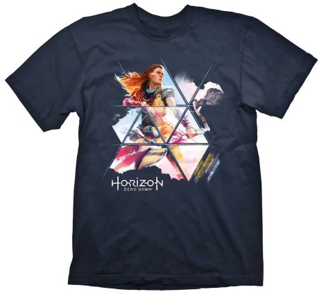 Футболка Horizon Zero Dawn: Painted Aloy (темно-синяя) (XL)