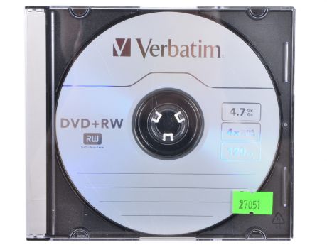 Диски DVD+RW Verbatim 4x 4.7Gb SlimCase 3шт 43636\297