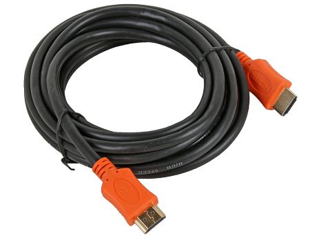 Кабель HDMI Gembird/Cablexpert, 4.5м, v1.4, 19M/19M, серия Light, черный, позол.разъемы