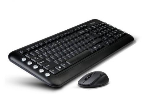Клавиатура+мышь  A4Tech W 7200N, USB (черный), 2.4G наноприемник
