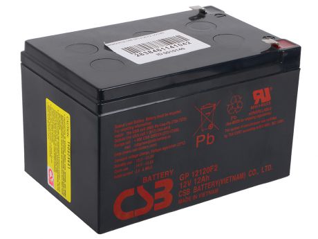 Аккумулятор CSB GP12120 F2 12V12Ah