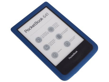 Электронная книга PocketBook 641 6" E-Ink Carta 1024x758 Touch 1Ghz/256Mb/8Gb/защита от пыли и воды/подсветка дисплея/цвет лазурный