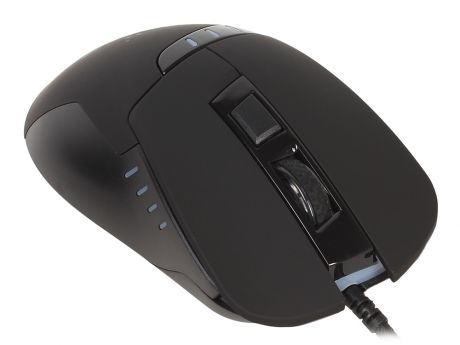 Мышь Oklick 865G черный/черный оптическая (2400dpi) USB игровая (5but)