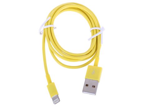 USB кабель "LP" для Apple iPhone/iPad 8 pin (желтый/европакет) 0L-00002537