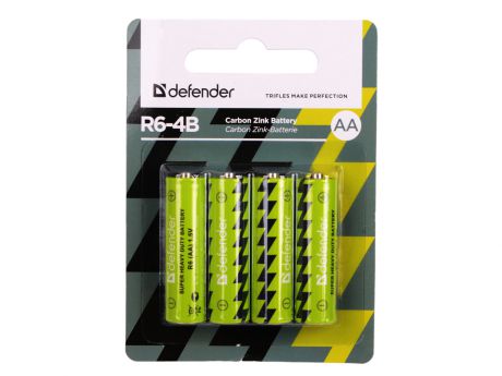 Батарейки Defender R6-4B 4 шт 56112
