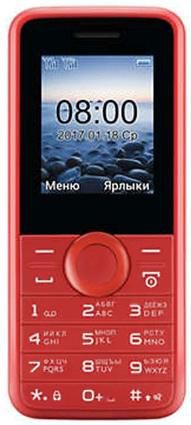 Мобильный телефон Philips E106 красный 1.77" 32 Мб