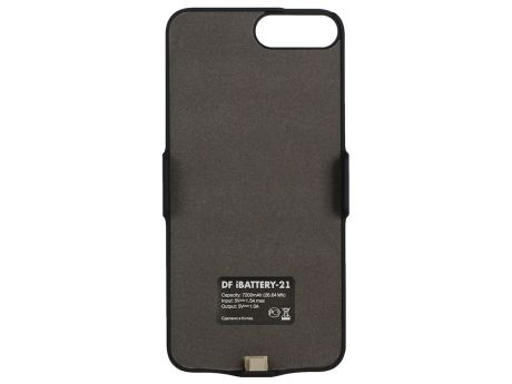 Аккумулятор-чехол для iPhone 6 Plus/6s Plus/7 Plus (7200 мАч) DF iBattery-21 (black)