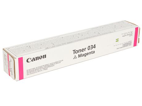 Тонер Canon C-EXV034 TONER M для  iR C1225/iF. Пурпурный. 7300 страниц.