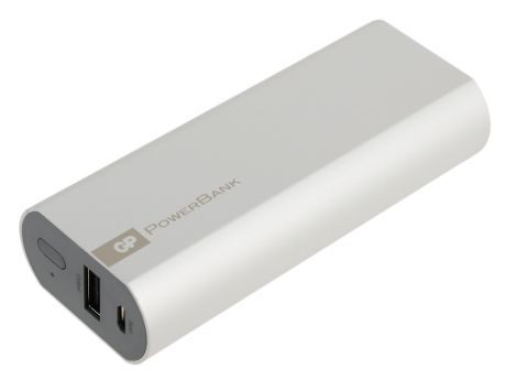 Портативное зарядное устройство GP GPFN05MSE-2CRB1 USB серебристый Li-Ion, 5200mAh