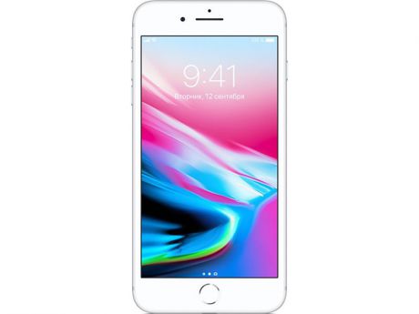 Смартфон Apple iPhone 8 Plus 256Gb Silver MQ8Q2RU/A Apple A11/3 Gb/256 Gb/5.5"(1920x1080)/12+12Mpix/3G/4G/BT/iOS 11