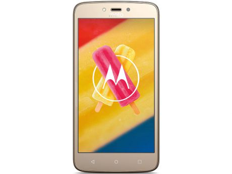 Смартфон Motorola MOTO C Plus XT1723 5" HD IPS/1280х720/MediaTek MT6737 1.3Ghz/1GB/16GB/4G LTE/WiFi/BT/SD/8MP/Android 7.0/Whole Gold