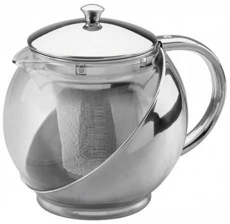 Чайник заварочный Bekker 303-ВК 0.9 л металл/пластик серебристый