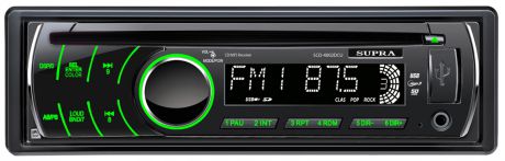 Автомагнитола Soundmax SM-CCR3050F USB MP3 FM SD MMC 1DIN 4x45Вт черный