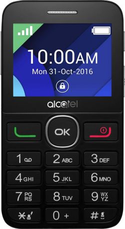 Мобильный телефон Alcatel Tiger XTM 2008G черный 2.4" 2008G-3EALRU1