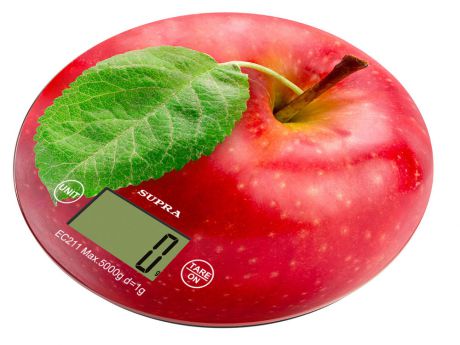 Весы кухонные электронные SUPRA BSS-4300 apple