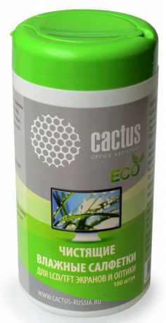 Влажные салфетки Cactus CS-T1001E 100 шт