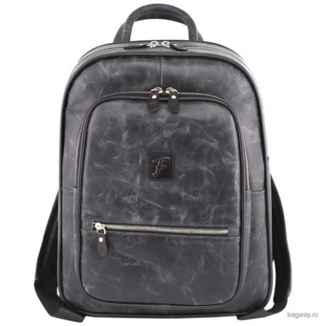 Кожаный рюкзак Frenzo City 1701 (Frenzo 1701 черный антик)