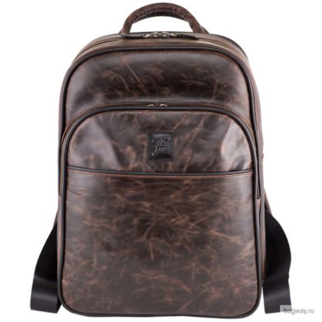Кожаный рюкзак Frenzo City 2105 (Frenzo 2105 антик коричневый)