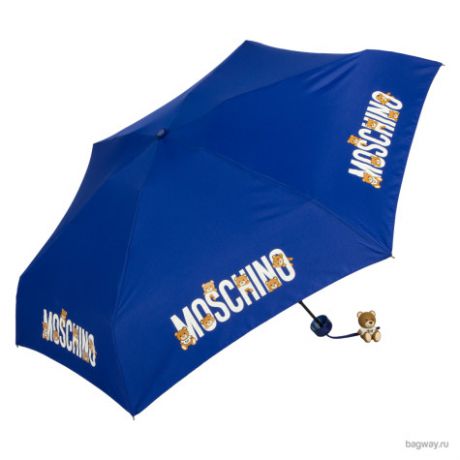 Зонт Moschino Umbrellas 8032 Surermini Bear Logo (M 8032-SurerminiF Bear Logo Blue)