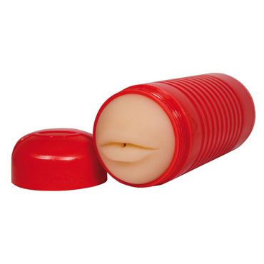 Toy Joy Playpal Tango Red Mouth Мастурбатор-ротик в колбе