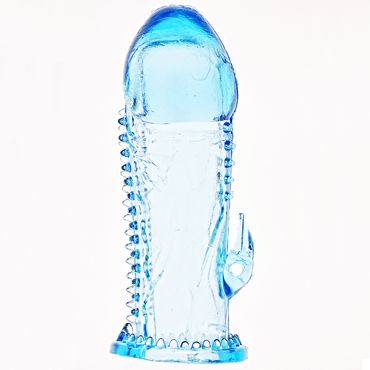 Sextoy Насадка прозрачная Насадка на пенис с текстурной поверхностью