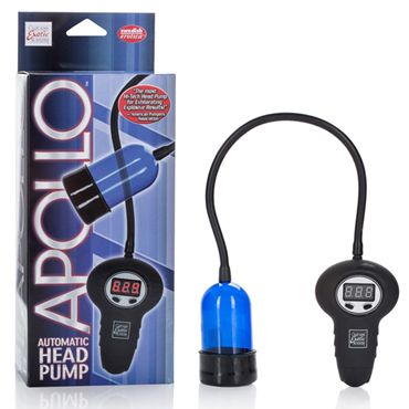 California Exotic Apollo Automatic Head Pump, синяя Помпа для стимуляции головки
