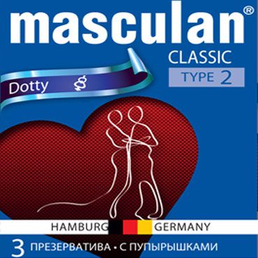 Masculan Classic Dotty Презервативы с пупырышками