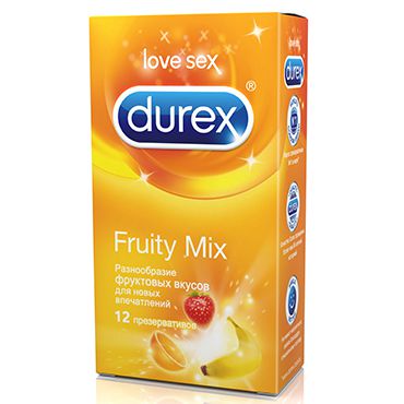 Durex Fruity Mix Презервативы разноцветные