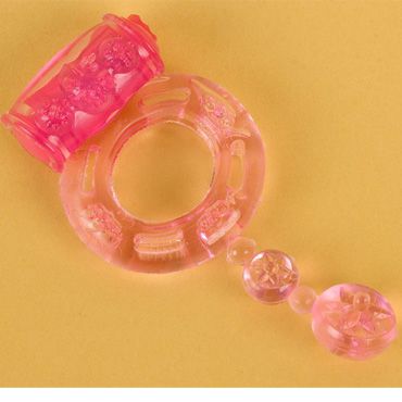 Toyfa кольцо, розовое С вибрацией
