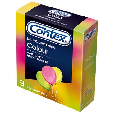 Contex Colour Презервативы разноцветные