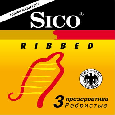 Sico Ribbed Презервативы с кольцами