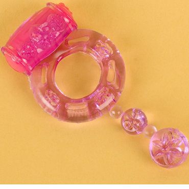 Toyfa кольцо, фиолетовое С вибрацией