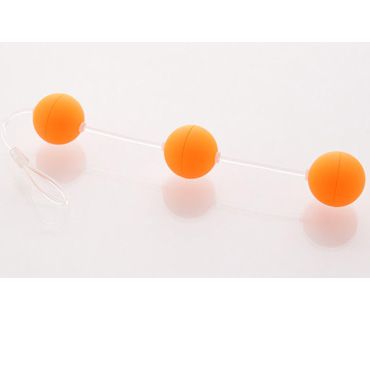 Sexus Funny Five шарики, оранжевые Для стимуляции анальных мышц