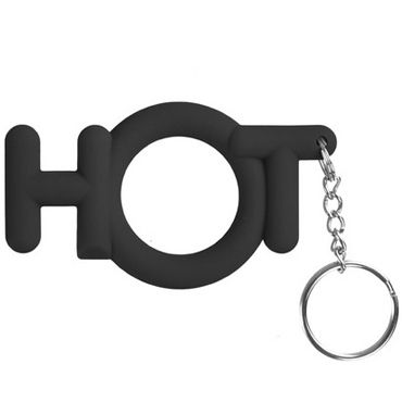 Shots Toys Hot Cocking, черный Необычное эрекционное кольцо