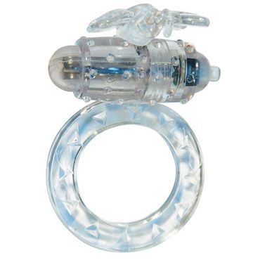 Toy Joy Flutter-Ring, прозрачное Эрекционное виброкольцо
