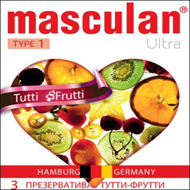 Masculan Ultra Tutty Frutty Презервативы ароматизированные