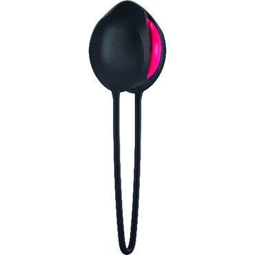 Fun Factory Smartball Uno, черно-красный Вагинальный шарик со смещенным центром тяжести