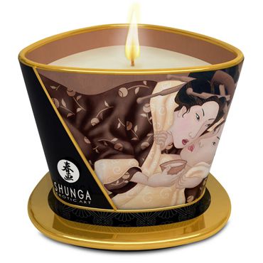 Shunga Massage Candle, 170мл Массажная свеча, пьянящий шоколад
