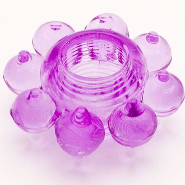 Toyfa кольцо, фиолетовое Гелевое, эрекционное