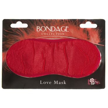 Lola Toys Bondage Love Mask, красная Маска на глаза