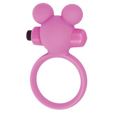 Toyz4lovers Silicone Teddy, розовое Эрекционное виброкольцо