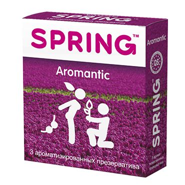 Spring Aromantic Презервативы с ароматом тропических фруктов