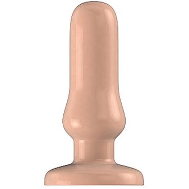 Shots Toys Bottom Line Butt plug Model 4, 10 см телесная Анальная пробка
