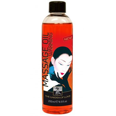 Shiatsu Warming Massage Oil, 250мл Массажное масло разогревающее