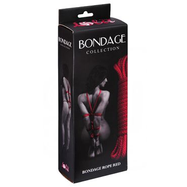 Lola Toys Bondage Collection, красная Веревка для бондажа